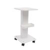 Beauty Salon Trolley Cart, ABS Salon Cart Tray Mobile Storage Cart with Wheels for Beauty Salon Instrument, LxW: 15x19inch, Recommend Load< 30kg view 2