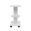 Beauty Salon Trolley Cart, ABS Salon Cart Tray Mobile Storage Cart with Wheels for Beauty Salon Instrument, LxW: 15x19inch, Recommend Load< 30kg view 3