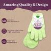Aloe Socks and Gloves Set | Green Moisturizing Socks and Gloves Infused with Aloe and Vitamin E | Spa Socks and Gloves for Women view 4