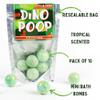Gift Republic Dino Dinosaur Poop Bath Bombs 10-Pack Tropical Scent 150 Gram view 2