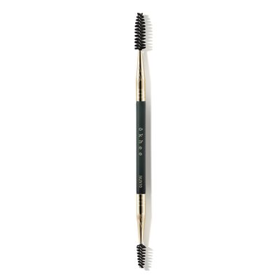 SOO ADOR okhee Dual Spoolie Brush NUN10  Professional Korean Makeup Brush, Dual-Sided Brow & Lash Spoolie for Groomed Eyebrows, Clump-Free Lashes & Polished Finish