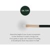 SOO ADOR okhee Eye Brow Brush NUN09  Professional Korean Makeup Brush for Natural Brow Shaping, Precision Filling & Base Brow Definition view 3