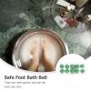 Healifty 10pcs Herbal Foot Bath for Relaxation Green Effervescent Soak Tablets Chinese Herbal Foot Soak for Spa Travel Use view 3