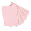 Beaupretty 125pcs Disposable Nail Art Mat Manicure Pads for Clean Nails Care Soft and Comfortable for Home and Salon Use Pink view 1