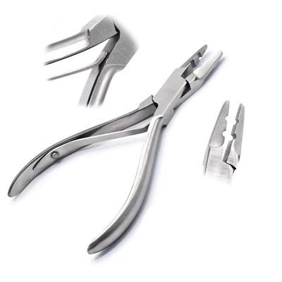OdontoMed2011 Multi-Function Professional Hair Extension Plier for Hair Remove Micro Rin Stainless Steel Multi Use Pliers DP-30