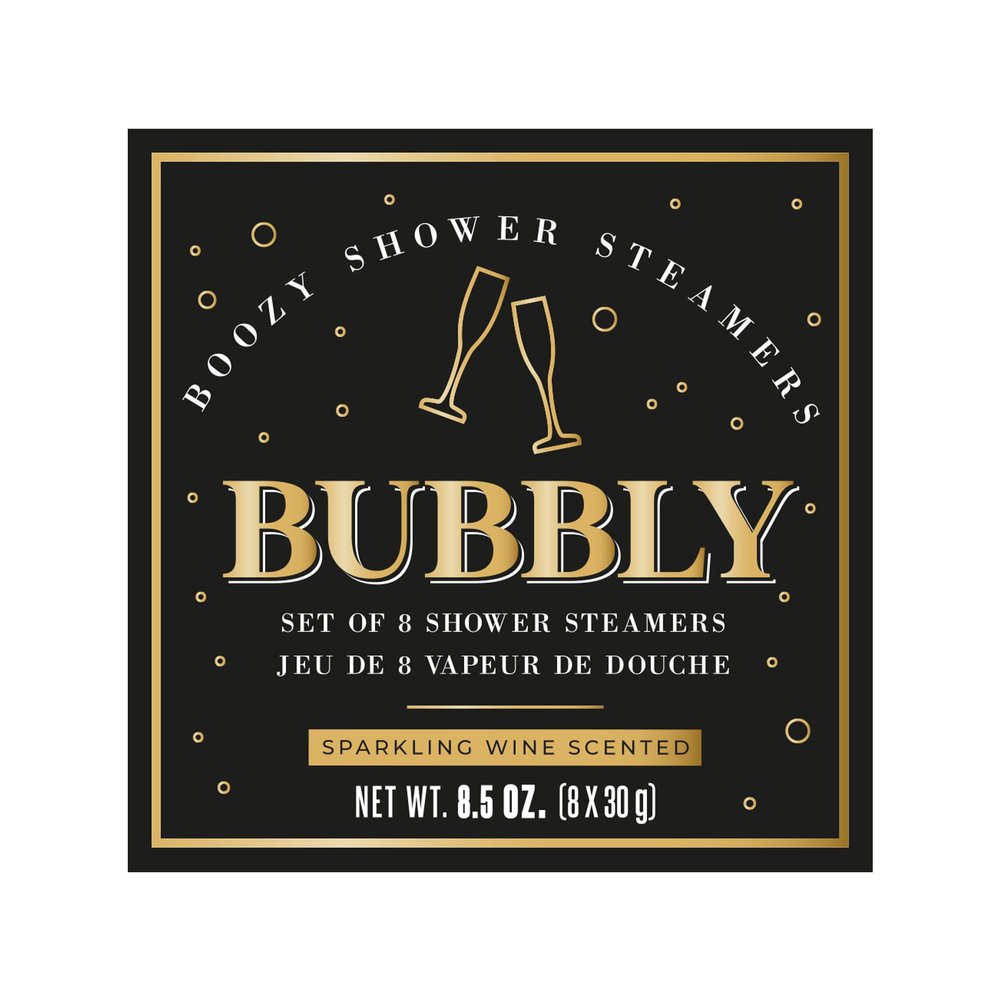 Gift Republic Set of 8 Shower Steamers Gift Pack Showersecco Sparkling Wine Scent (8X 30 Gram)