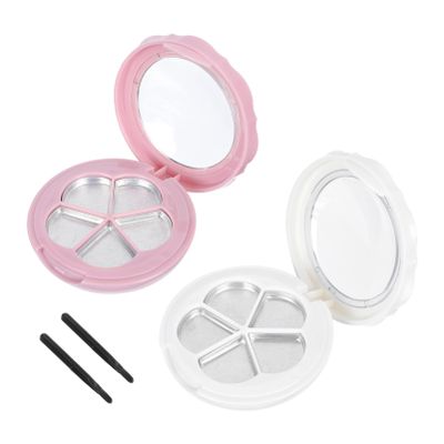 FOMIYES Lipstick Case Mirror Stackable Makeup Palette Makeup Organizer Box Cosmetics Sub Container Color