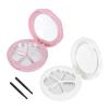 FOMIYES Lipstick Case Mirror Stackable Makeup Palette Makeup Organizer Box Cosmetics Sub Container Color view 1