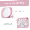 FOMIYES Lipstick Case Mirror Stackable Makeup Palette Makeup Organizer Box Cosmetics Sub Container Color view 3