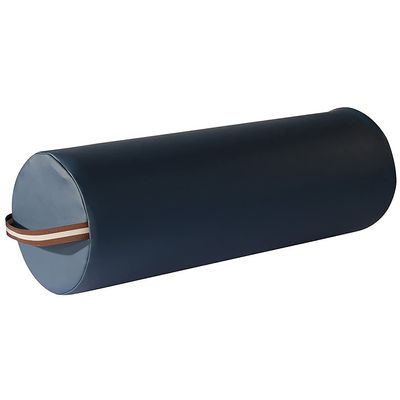 Master Massage 9 inch Extra Large Full Round Massage Bolster,Full Round Massage Bolster Pillow Cushion,100% PU Upholstery Massage Bolster (Royal Blue)