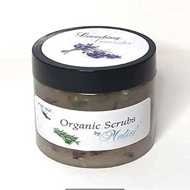 Lavender Organic Body Scrub by Malisi'