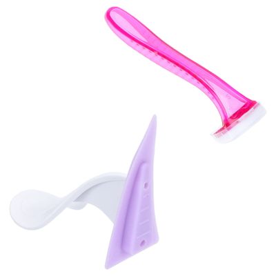 Electric Razor Private Hair Shaver Bikini Razors Hair Removal Hair Trimmer Triangular Travel Cutter Accessories for Body Cosmetic Tool Random Color Ladies Trimmer Womens Razors