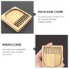 FOMIYES 1pc Beard Comb Facial Care Brush Portable Static Grooming Tool for Men for Father Day Valentine Day Birthdays view 4