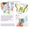 La Jolie Jasmin HairClawClip, 6 Pieces Large Butterfly Hair Clip, 3.4 x 2.2 x 1.9 inches, for Thick Hair, Jumbo Claw Clip, Transition from Day to Night, Ideal Gift for Women and Girls, Crystal 6 view 4