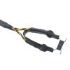 2PCS Heavy Duty 15AWG Copper Wire RCA to Clip Cord CONVERTION 50cm for Tattoo Power Supply (CC Snake Convert-1) view 3