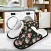Umidedor Hedgehogs Mushrooms Slippers For Women Girls, Soft Memory Foam Non-Slip Indoor House Slippers Home Shoes For Bedroom Hotel Travel Spa view 3
