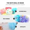 8pcs Bath Ball Shower Pouf Mesh Bath Scruber Sponges for ing Shower Loofahs Comfortable Friction Mesh Ball Polyethylene Body view 4