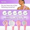 Spa Sciences - NERA - 4-in-1 Shower/Bath Body Brush for Exfoliation, Deep Cleansing, Foot Care, Lotion Infuser, and Massage view 2