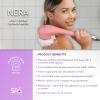Spa Sciences - NERA - 4-in-1 Shower/Bath Body Brush for Exfoliation, Deep Cleansing, Foot Care, Lotion Infuser, and Massage view 3