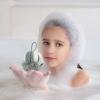 Beaupretty 2pcs Long Bath Flower Bathroom Shower Tools Men Body Lotion Bath Loofahs Exfoliating Bath Sponge for Men Body Exfoliating Puffs White Body Wash Girl Nylon Mesh view 2