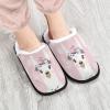 Umidedor Llama Pink Slippers For Women Girls, Soft Memory Foam Non-Slip Indoor House Slippers Home Shoes For Bedroom Hotel Travel Spa view 4