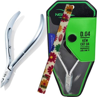Nghia Professional Stainless Steel Cuticle Nipper C-05 (D-04) Jaw 16 Osimihome Cuticle Cutter Trimmer Manicure Tools with 1 Spring Perfect Nail Care Tool at Home/Spa/Saloon