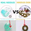 Angel Kiss Derma Roller REAL NEEDLES - 192 Microneedling Beginner Stainless Steel Needle & Advanced 5 Titanium Needle Combination Micro Needle Roller 0.3mm - w/Storage Case view 4