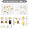 133 PCS Hair Jewelry for Braids Locs Dreadlock Accessories Hair Decoration Hair Coils Rings Dreadlocks Hair Cuffs Shells Imitation Wood-Like Hair Tube Beads for Women Gorls view 3