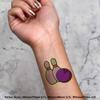 Azeeda 4 x 'Bowling Ball & Skittles' Temporary Tattoos - Water Resistant, Skin-Safe, Non-Toxic Transfers, Mixed Sizes (TO00044689) view 2