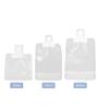 10PCS Travel Size Empty Squeeze Pouch with a Funnel,Refillable Transparent Lotions Packaging Bag Travel Toiletry Bags Pouch for Shampoo/Hand Liquid/Cream,Portable Cosmetic Containers (30ml/1oz) view 2