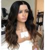 1b/30 Ombre Color Brazilian body wave HD Lace Front wigs human hair 180% Density 13x6 Deep Part HD Transparent lace wigs Unprocessed Virgin Human Hair Wigs for Black Women Pre Plucked Bleached Knots view 3