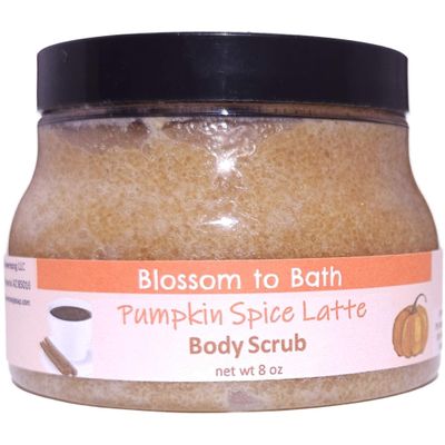 Pumpkin Spice Latte Body Scrub (8 Ounce) - Phthalate Free Fragrance - Smooths & Refreshes With Natural Exfoliation with a Warm Vanilla Spice Scent
