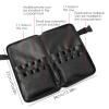 Professional Makeup Brushes Organizer Bag, 24 Pockets Professional Makeup Brush Bag, Organizer Foldable, With Artist Belt Strap, Portable Zipper, For Travel Home (Brush NOT Included) view 3