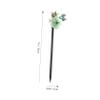 Beaupretty Chinese Style Hair Bun Holder Elegant Vintage Hairpin Decorative Beads for Updos Suitable for Hanfu and Daily Wear Lightweight Hair Styling Tool view 2