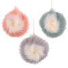3 Pcs Two- Ball Loofah Sponge Bath Sponge Bath Scrubber Mesh Nets Ball Body Scrubber Mesh Bath Ball Bathroom Accessories Shower Ball view 1