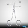 Nail Scissors Professional Cuticle Scissors Extra Strong Straight Curved Manicure Nail Art Scissors (CS-05) view 2