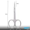 Nail Scissors Professional Cuticle Scissors Extra Strong Straight Curved Manicure Nail Art Scissors (CS-02) view 3