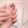 Nail Scissors Professional Cuticle Scissors Extra Strong Straight Curved Manicure Nail Art Scissors (CS-02) view 4