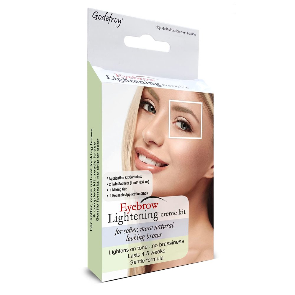Godefroy Eyebrow Color Lightening Crme, 2 Application Kit, .34 Oz