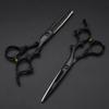 Black Dragon 6.0 inch Professional Dragon Handle 440C Salon Hair Cutting Scissor - Hairdressing Thinning Shears- Perfect for Barber and Home Use (Scissors set) view 4