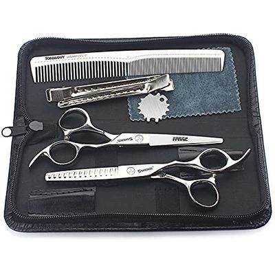 6 inch professional hairdressing scissors set, hairdresser/family/special hairdressing scissors, stainless steel multifunctional hairdressing scissors