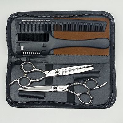 Hair Cutting Scissors, Hair Scissors 440C Professional Hairdressing Scissors Thinning Scissors Barber Hair Cutting Scissors Set BY ZZYY (Color : Blue)