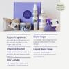 Victoria's Lavender Home Essential Products Set - Made in the USA Collection, Includes Soy Candle, Room Spray, Hand Soap, Organza Sachets, Dryer Bags, Ideal Gift Set for Home Buyers - Lavender (5 Pcs) view 3