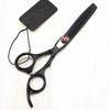 Hair Cutting Scissors, Professional Japan 440c 6 inch Black hair cutting scissors haircut thinning barber makas haircutting shears Hairdresser scissors BY ZZYY (Color : Cutting) view 3