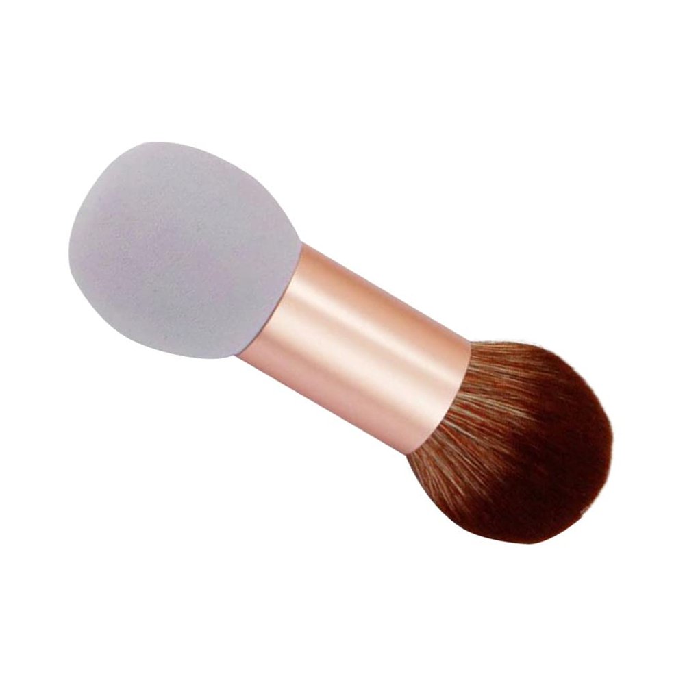 FOMIYES 1pc Dual-ended Blush Brush Soft Synthetic Bristles Portable Makeup Brush for Blush and Powder Application for Travel and Daily Use for Women