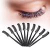 AKOAK 10 Pcs Black Eyelash Comb Mini Plastic Eyebrow Comb Makeup Mascara Applicator Ladies and Girls Beauty Makeup Tool view 2