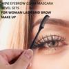 AKOAK 10 Pcs Black Eyelash Comb Mini Plastic Eyebrow Comb Makeup Mascara Applicator Ladies and Girls Beauty Makeup Tool view 4
