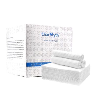 Charmyth Disposable Face Towels XL 50 Count 10"x12" Extra Thick & Ultra Soft Degradable Makeup Remover Dry Wipes, Facial Tissue Face Wipes for Women Cleansing