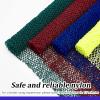4 Pieces African Net Bath Sponge African Exfoliating Long Net Sponge Exfoliating Shower Body Scrubber Skin Smoother for Daily Use(Red, Dark Green, Blue, Yellow, 25.6 x 7.9 inch) view 2