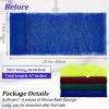 4 Pieces African Net Bath Sponge African Exfoliating Long Net Sponge Exfoliating Shower Body Scrubber Skin Smoother for Daily Use(Red, Dark Green, Blue, Yellow, 25.6 x 7.9 inch) view 3